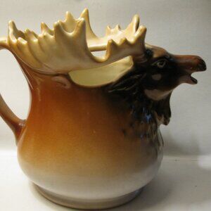 Vintage Moose 5" tall Creamer, made in Austria